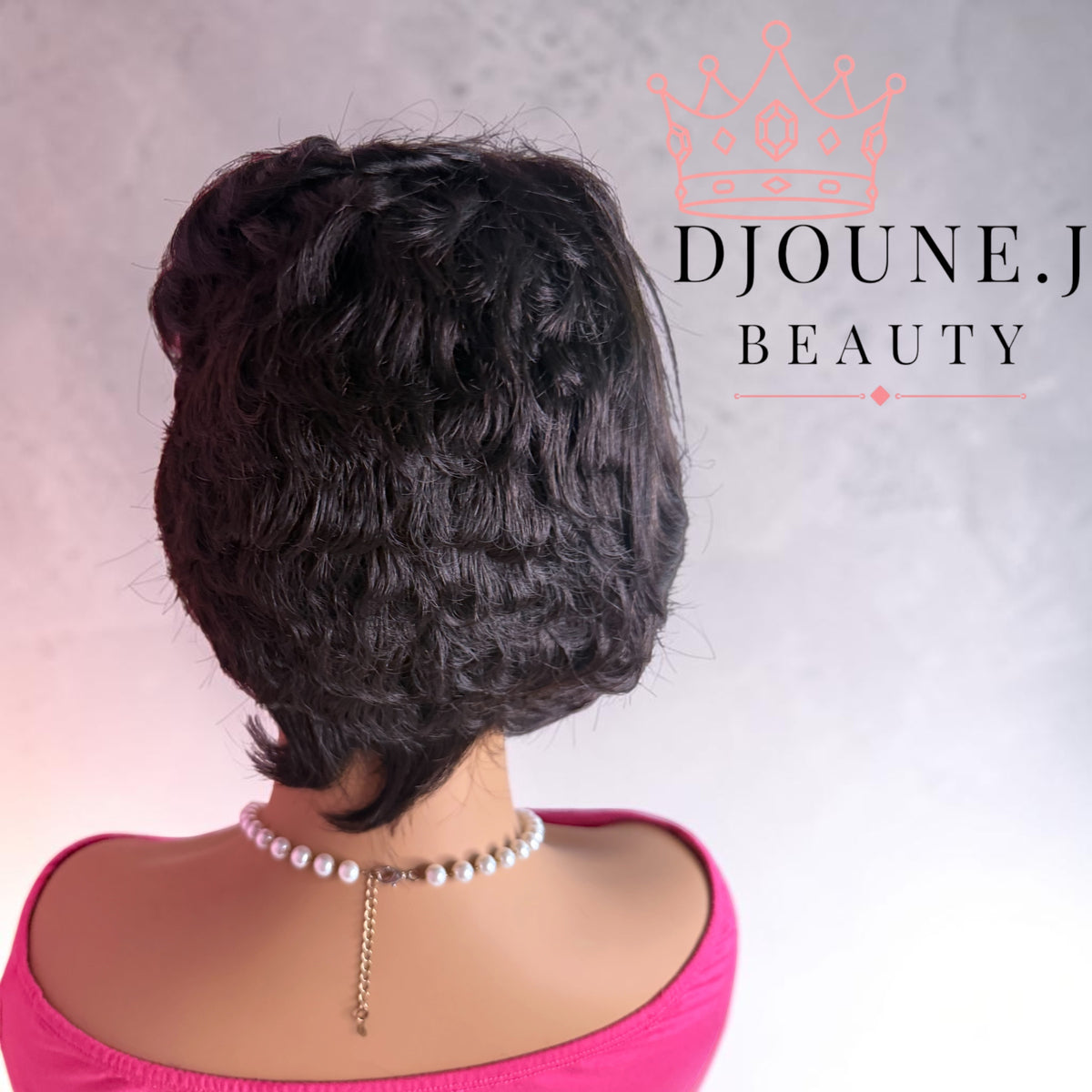 Sleek 6" Wavy Afro Curly Bob – 180% Density HD Lace Frontal Wig