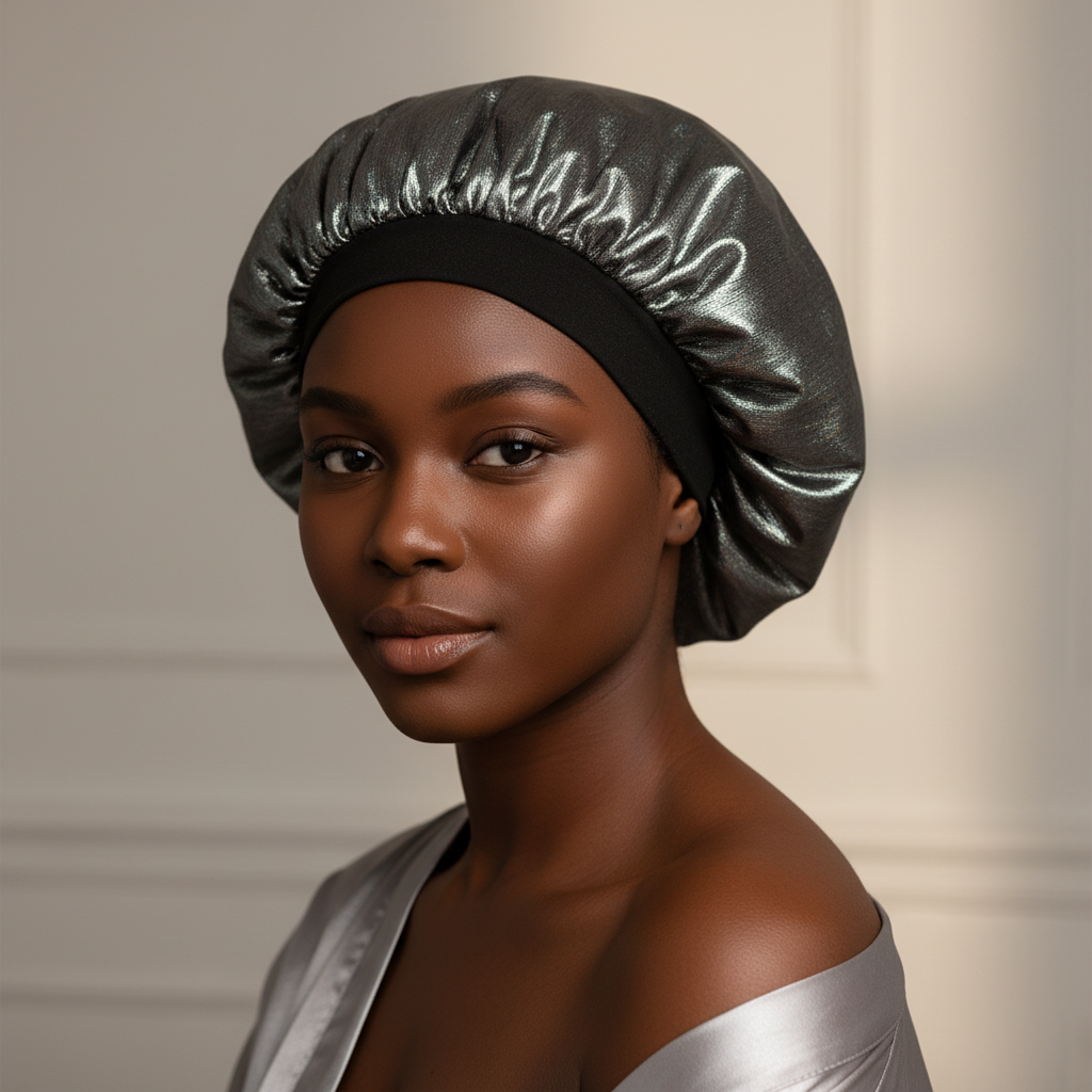 Ms. Remi Luminous Bonnet X-Large, 1 Count, Black