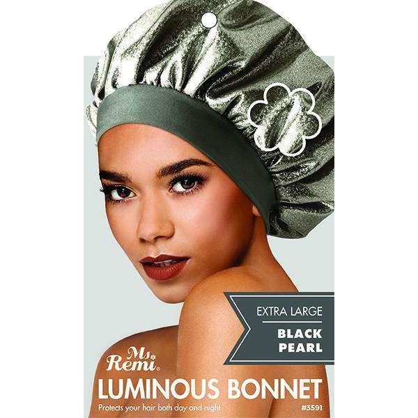 Ms. Remi Luminous Bonnet X-Large, 1 Count, Black