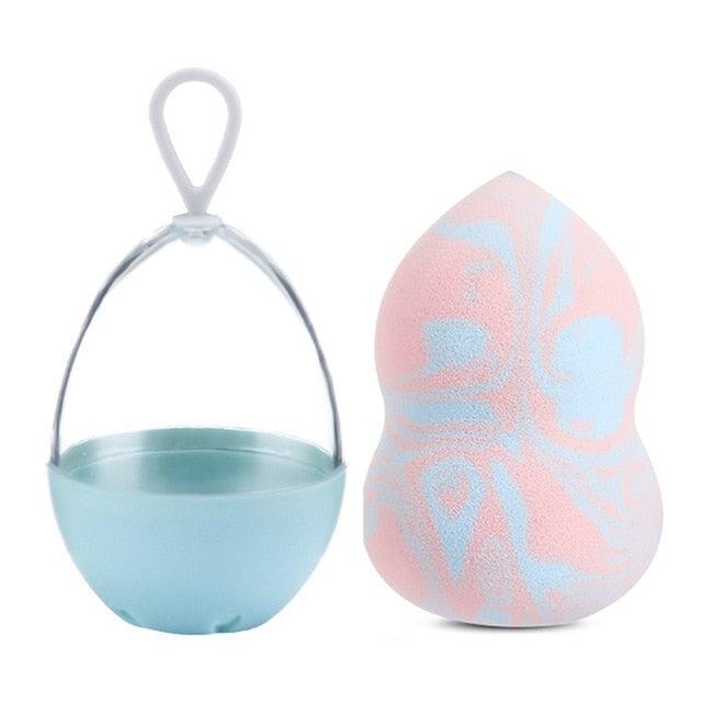 Stylish Womens Makeup Sponge Cosmetic Puff Powder Smooth Beauty Water-Drop Shape Tool Make Up Sponges Cosmetics Colorful