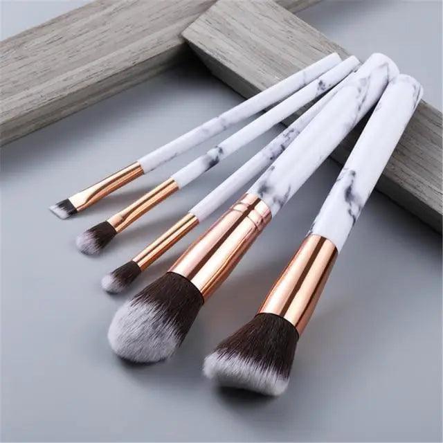 Vintage Style 5/10/15Pcs Makeup Brushes Set Powder Eye Shadow Foundation Blush Blending Make Up Brush Beauty Cosmetic Kit Tools