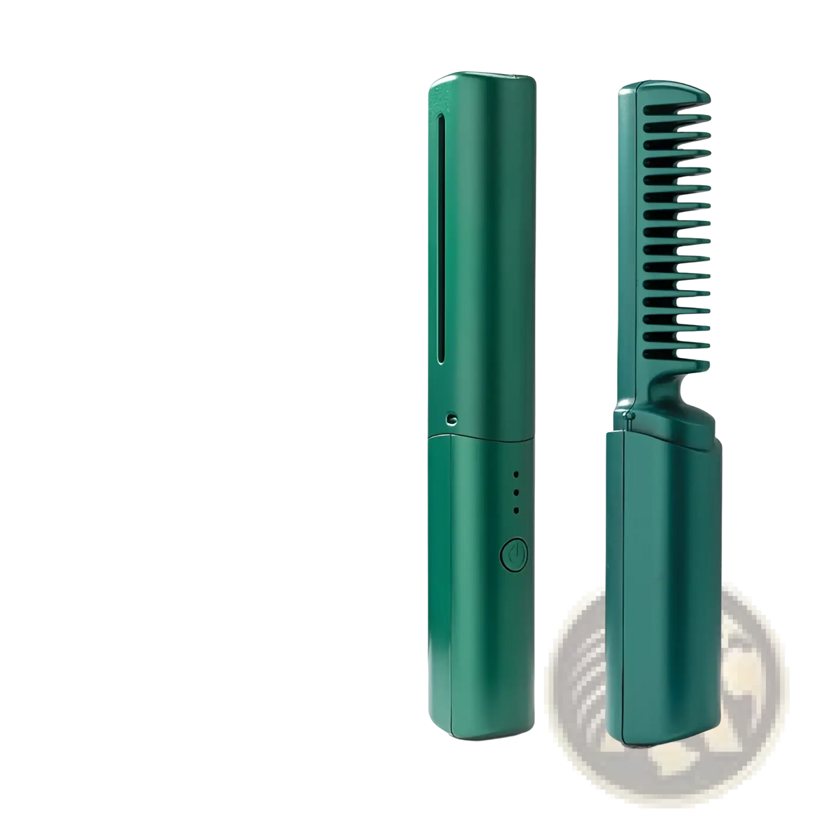 Wireless Hair Straightener Brush Portable Ceramic Comb